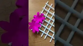 DIY Wall hanging using straws #craft #diy