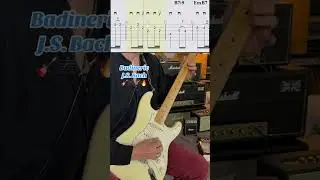 Badinerie - J.S. Bach (Cover + TAB) 🎼🎸🪈 in slow motion