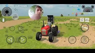 Tractor game//tractor//cartoon indian tractor game 