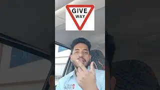 Give way also like Stop but not/ఇది కూడా stop లాగానే కానీ కాదు#shorts#viralshorts #trending#telugu#