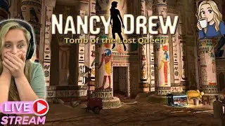 Finding a lost queen!? // Nancy Drew: Tomb of the Lost Queen // Cozy Mystery Stream!