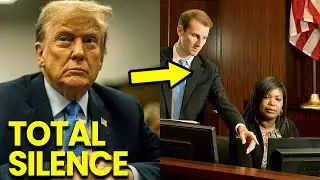 Trump FREEZES as COURTROOM TURNS SILENT