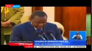President Uhuru Kenyatta make a historic address to the Ugandan parliament