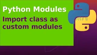 Import class as custom module