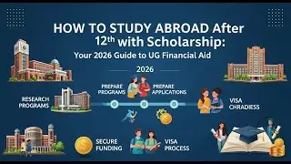 🇮🇳 How to Study Abroad After 12th with Scholarship: Your 2026 Guide to UG Financial Aid #studyabroad