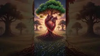 The Heart That Grew From the Earth &ndash; A Symbol of Rebirth  #ai #surreal #rebirth