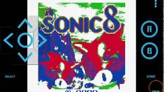 Sonic Adventure 8 - Title Screen - GBC
