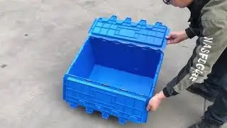 Attached lid box testing WA 0086 18261013835 #plasticbox #tote #shorts #moving