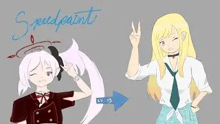 Mutsuki is Marin? (speedpaint)