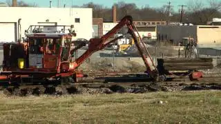MOW Kershaw Tie Crane Picking up old Ties