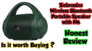 Zebronics Wireless Bluetooth Cum FM Speaker Honest Review✨ #aruviyoutubechannel #zebronics #speaker