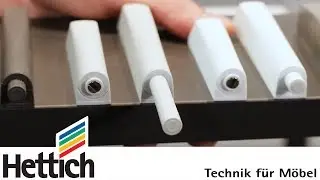 Push to open für Scharniere: Hettich Technik in Kürze