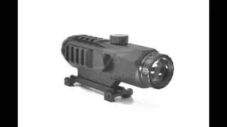 JA-5364-BK/TAN HAMR style 3X scope with side rail