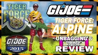 cXc G.I. Joe JoeCon 2015 Tiger Force ALPINE (Helicopter Crew) Figure Review