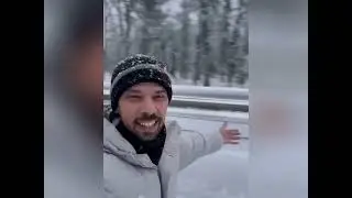 خالد العليان يسافر الى مدينة افران وسط هطول الثلوج❄️🇲🇦