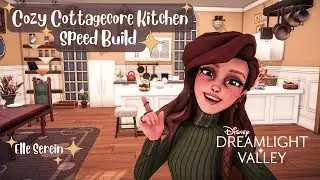 Cottagecore Kitchen Speed Build 🧺🤎✨ in Disney Dreamlight Valley