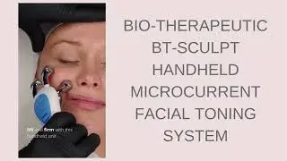 BIO THERAPEUTIC BT SCULPT HANDHELD MICROCURRENT FACIAL TONING SYSTEM