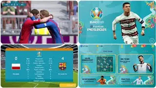 Euro 2020 Patch for Pes 2021 Mobile (v5.5.0) by Snow Broken | New 2021/22 Kits🥰🥰
