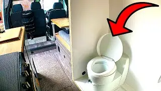 We Fitted A TOILET & SHOWER Into Our VAN BUILD