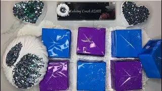 7 of 7 | Cornstarch and Glitter Bombs wrapped in Cellophane | Gym Chalk Crush ASMR