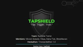 🚨 TapShield - Smart Wearable SOS System | Project PPT Presentation | Arduino + TinyML + GSM