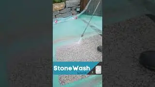 B&eacute;ton d&eacute;sactiv&eacute; avec le d&eacute;sactivant StoneWash, de NovaCrete