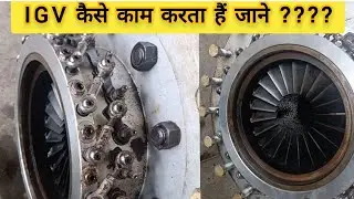 IGV working / inlet Guided vane Valve animation / &copy;centrifugal Compressors