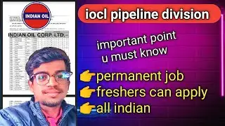 iocl pipeline division recruitment 2022 | engineer assistant  | #bsa_tech