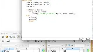 Python Programming Challenge 3: Comparing Two CSV files