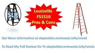 Louisville FS1510 Fiberglass Step Ladder Pros & Cons|Pound|Review|Duty Rating|Louisville Ladder|Save