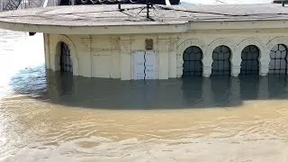 Budapest árvíz, közel a tetőzéshez (kommentár nélkül) 2024.09.20