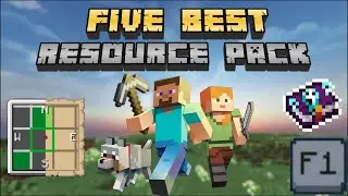 5 Best Texture Pack for Minecraft Bedrock Edition 1.21+ || Chunk viewer!!F1 button!!