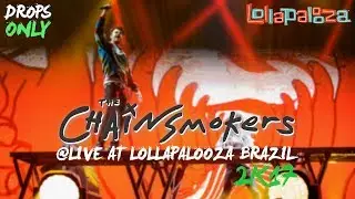 The Chainsmokers Live @Lollapalooza Brazil 2017 [Drops Only]