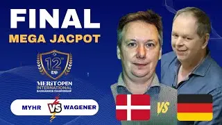 Thomas Myhr(DENMARK) vs Christopher Wagener(GERMANY) FINAL MEGAJACPOT 12th merit 2025 #backgammon