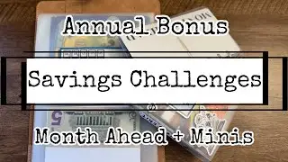 Savings Challenge || Annual Bonus || #savingschallenges #monthahead #mondayminis 