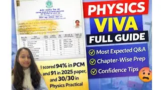 How I Scored 30/30 in Physics Practical | Class 12 Physics Viva Full Guide