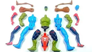 AVENGERS SUPERHERO..HULK SMASH vs SIREN HEAD vs CAPTAIN AMERICA vs SPIDERMAN MILES MORALES.. 