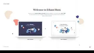 Ethant Hunt - Personal Onepage WordPress Theme vcard cv Build Website