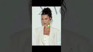 Bella Hadid before and after color analysis #fashion #style #model #beauty #glowup #modeling