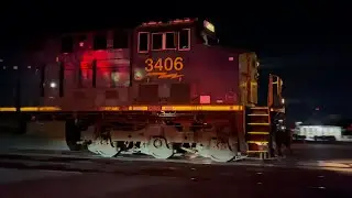 CSX 3406 Leads Long CSX M492-15 NB Manifest Train Florence SC 