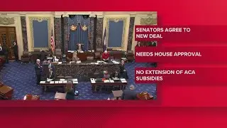 Senate advances funding bill after weeks of gridlock, takes first step toward ending shutdown