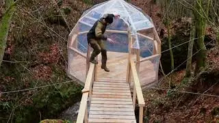 Winter DIY project: Build a unique house in the air step by step#started #auy #From the start