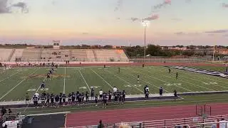 10 yard kickoff return gain by #24 middle linebacker kayleb burns