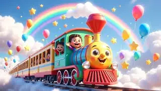 Rail Gari Rail Gari 🎶 | Happy Train Nursery Rhyme