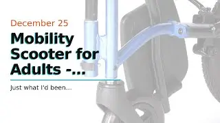 Mobility Scooter for Adults - Metro Mobility Compact Travel Electric Power -265 lbs Max Weight,...