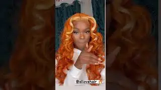 Pre-colored Wig丨Ginger 613 Body Wave Lace Frontal Wig ft Allove Hair