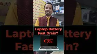 ⚠️ Battery Jaldi Khatam? 99% Laptop Users Ye Galti Karte Hain ❌🔋 #LaptopBattery #LaptopTips