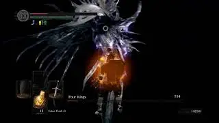 Killing the four kings before placing the lord vessel