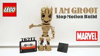 How to build LEGO&reg; Marvel 76217 | I am Groot (2022) | Stop Motion Build