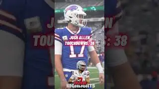 Top 5 QBS With The Most Touchdowns Last Season #shorts #nfl